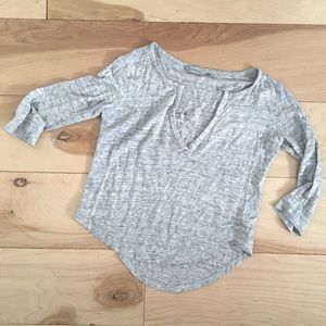 Athleta Linen Top XS